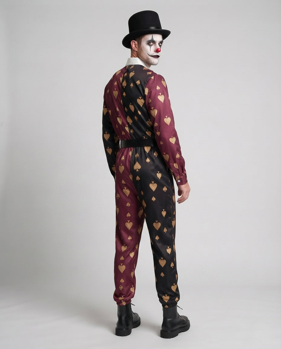 Herren Joker-Kostüm im auffälligen Design mit Spielkarten-Motiv Nord Taschen