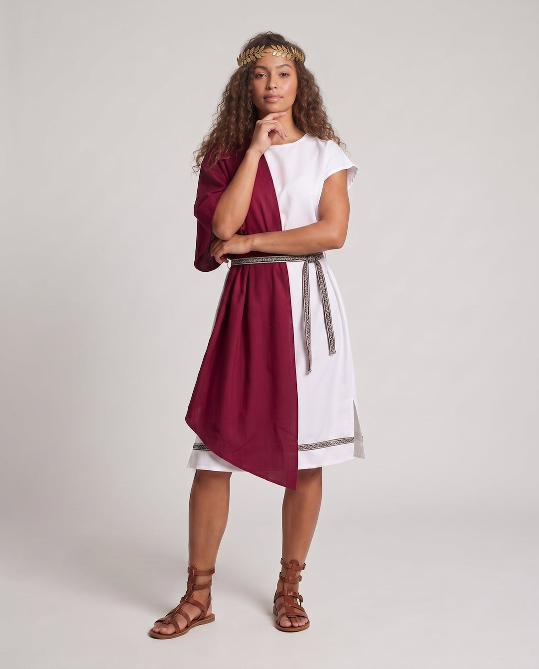 Damen Festliches Antik-Rollenspiel-Kleid mit vielseitigem Zubehör Nord Taschen