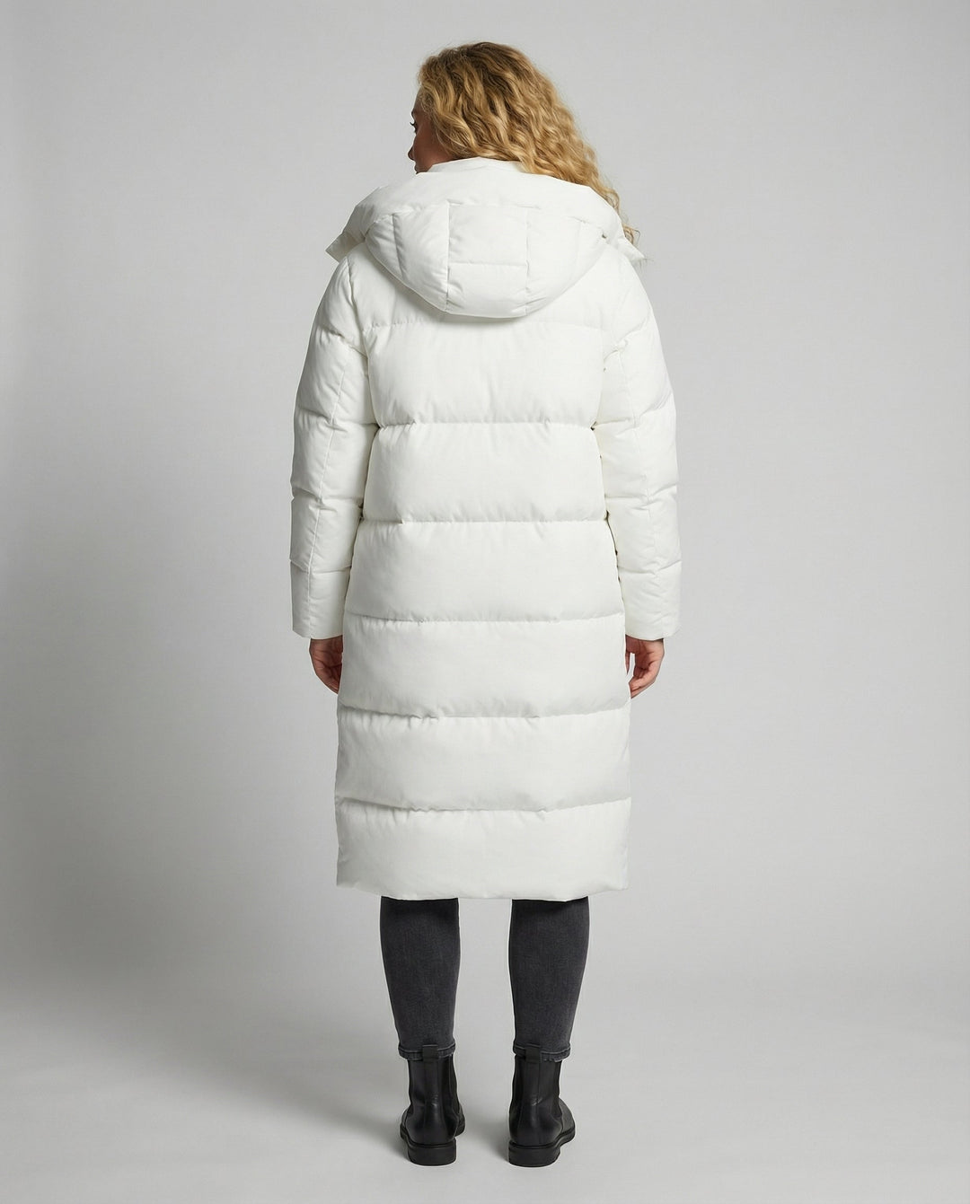 Langer Plus Size Daunenmantel
