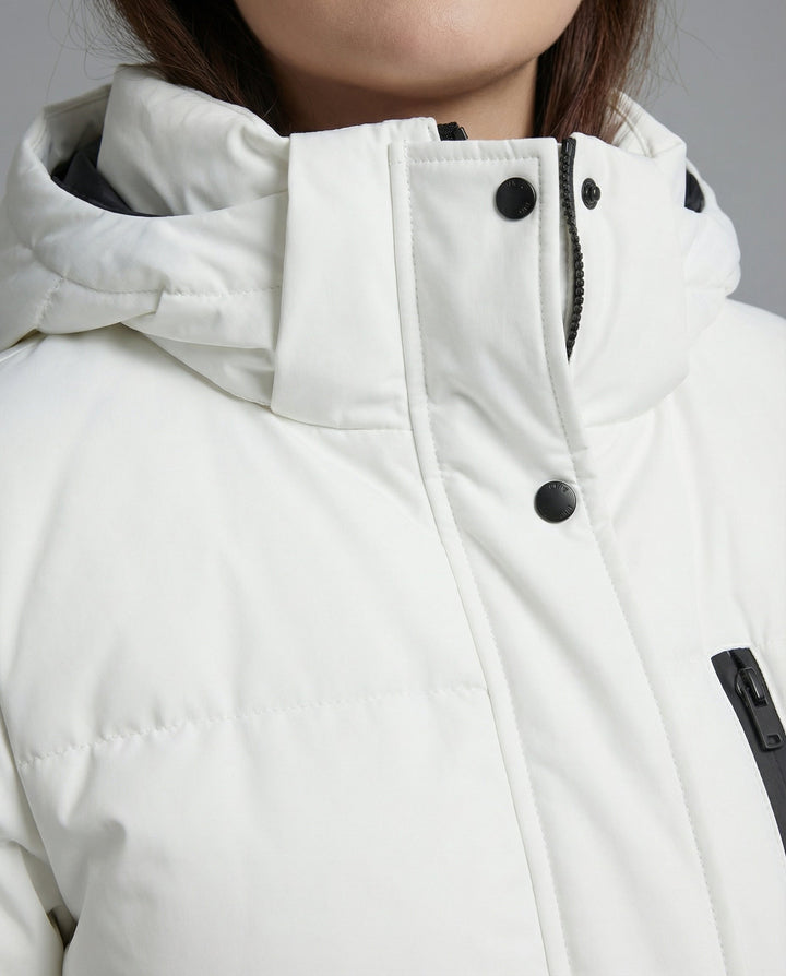Langer Plus Size Daunenmantel