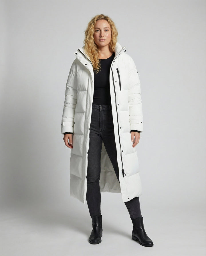 Langer Plus Size Daunenmantel
