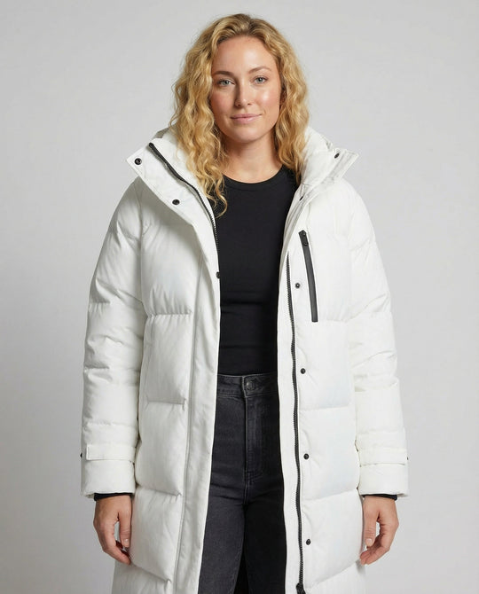 Langer Plus Size Daunenmantel