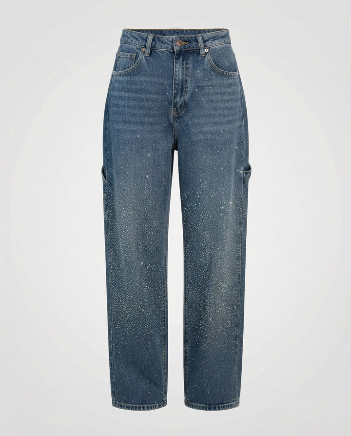 Funkelnde Diamond Jeans Damen