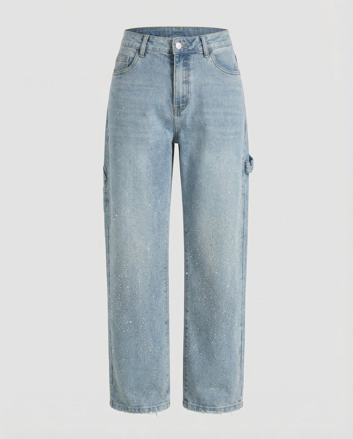 Funkelnde Diamond Jeans Damen