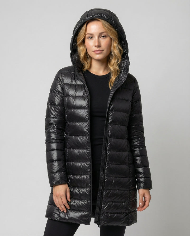 Damen Ultraleichte Daunenjacke mit Kapuze | Nord Taschen