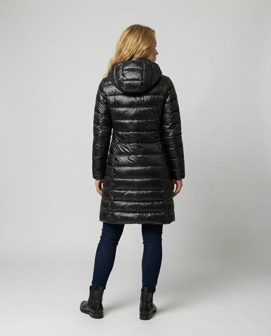Damen Ultraleichte Daunenjacke mit Kapuze
