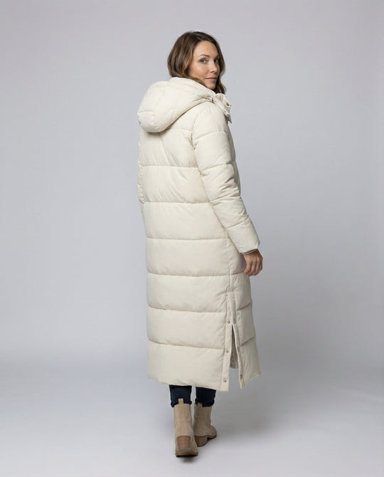 Extra Lange Damen Steppjacke