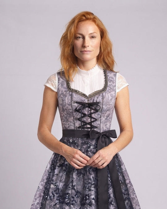 Damen Traditionelles Kleid Nord Taschen