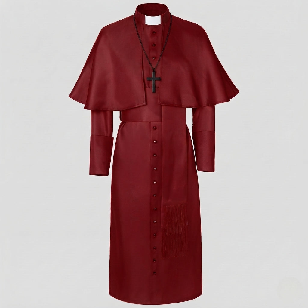 Damen Liturgisches Gewand mit eleganter Kragenpartie und stylischem Umhang Nord Taschen
