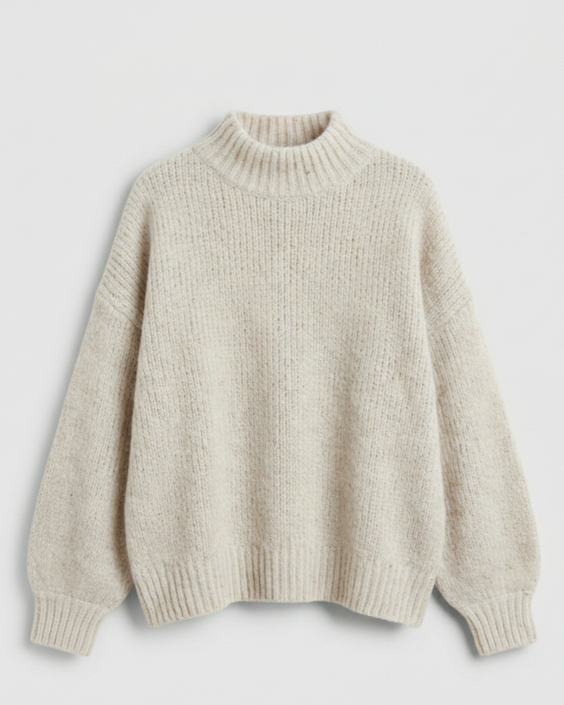 Flauschiger Oversize Pullover Damen