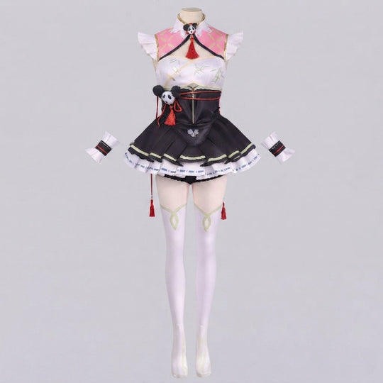 Damen Cosplay-Kleid mit detailverliebtem Design und kunstvollen Accessoires Nord Taschen