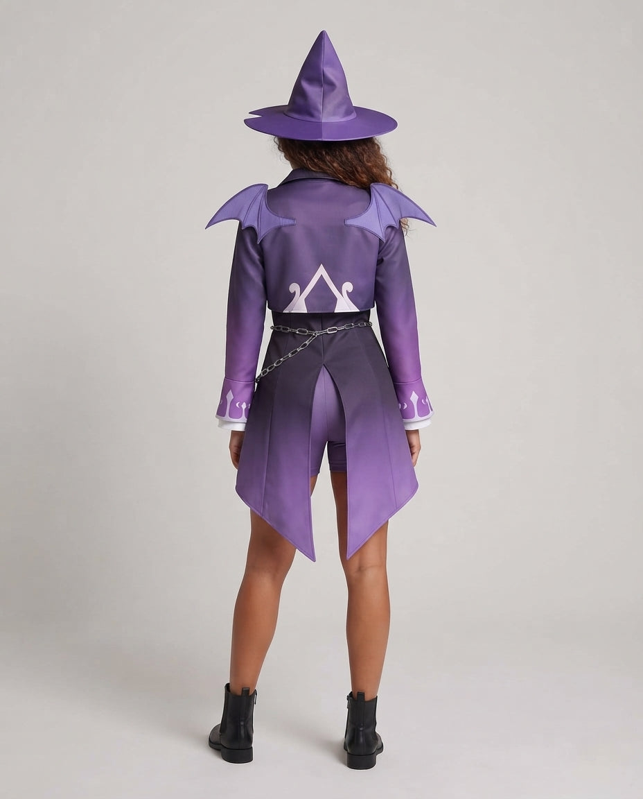 Damen Cosplay-Outfit mit kunstvollen Details und multifunktionaler Ausstattung Nord Taschen