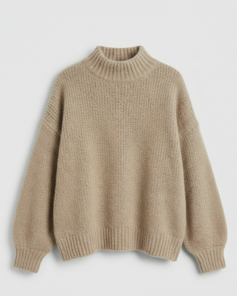 Flauschiger Oversize Pullover Damen