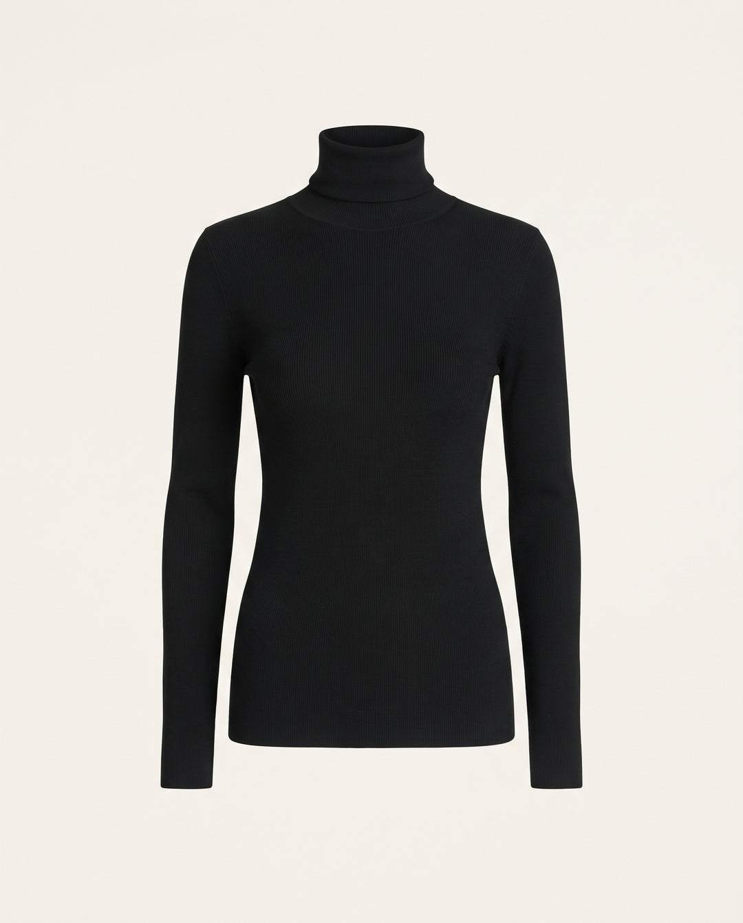 Damen Feiner Rollkragenpullover Slim Fit mit Daumenloch Nord Taschen