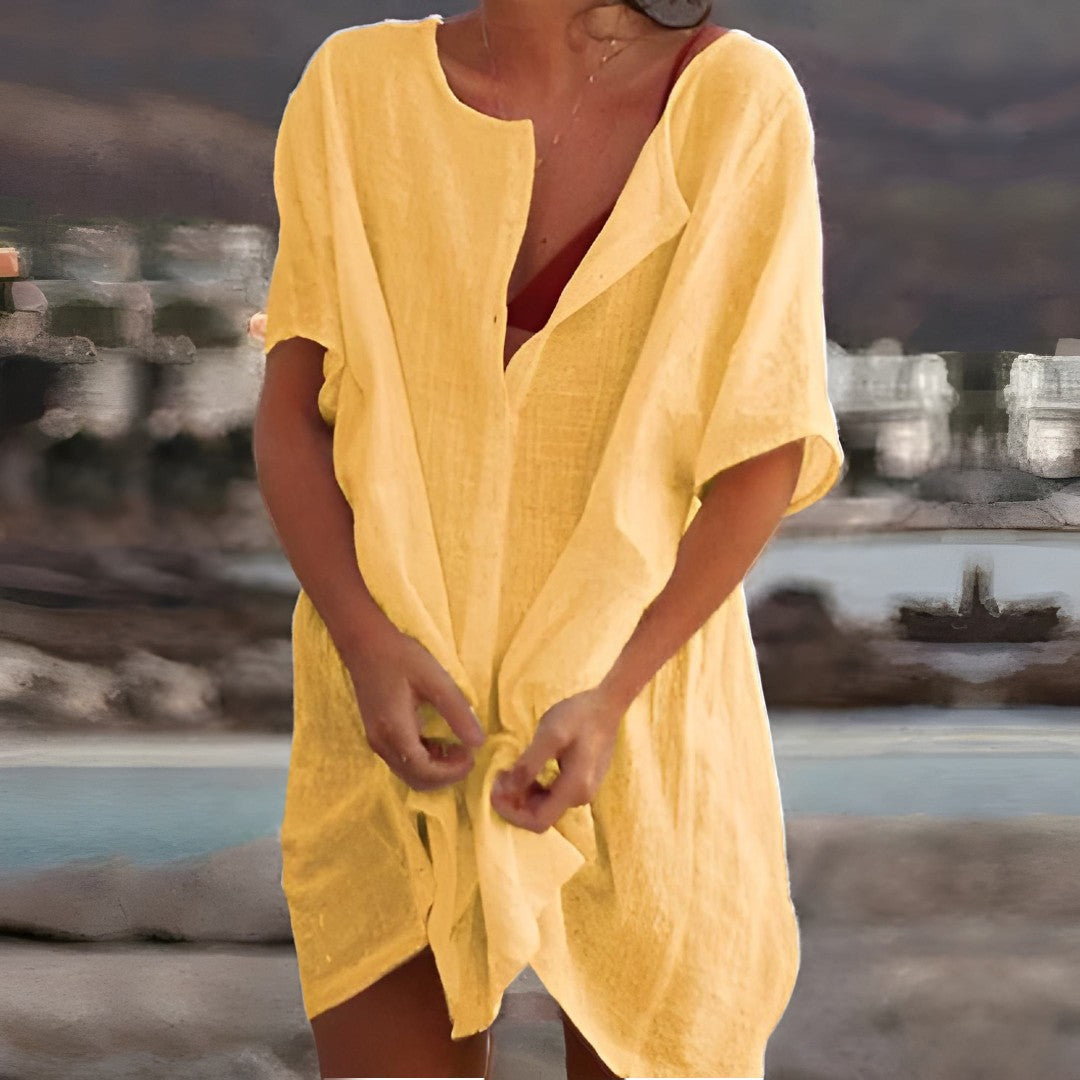 Luftiges Baumwoll-Sommerkleid - Arvani