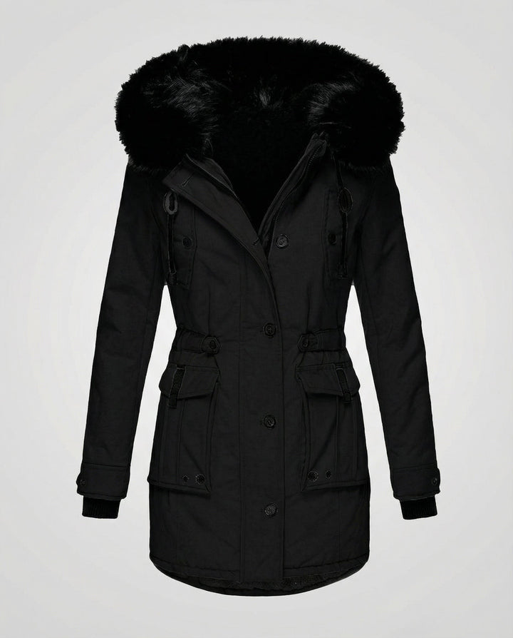 Wasserdichte Winterjacke Damen Kapuze