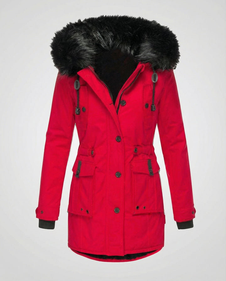 Wasserdichte Winterjacke Damen Kapuze