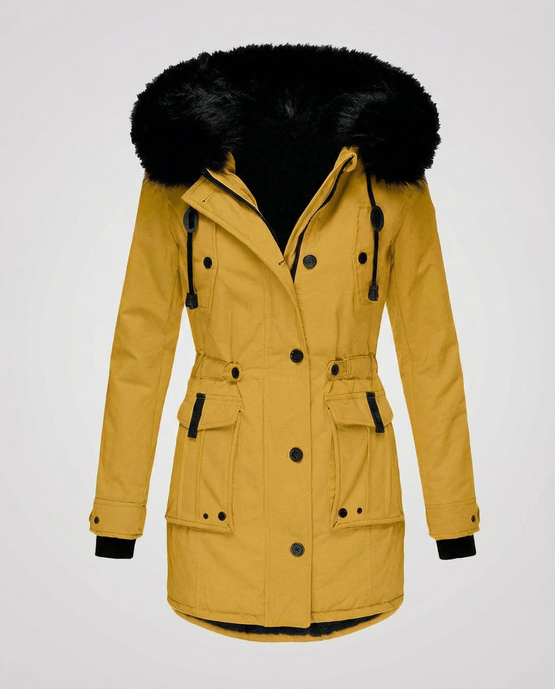Wasserdichte Winterjacke Damen Kapuze