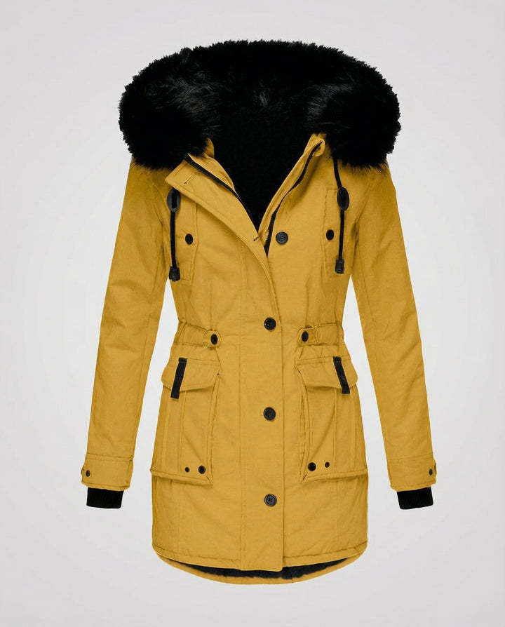 Wasserdichte Winterjacke Damen Kapuze