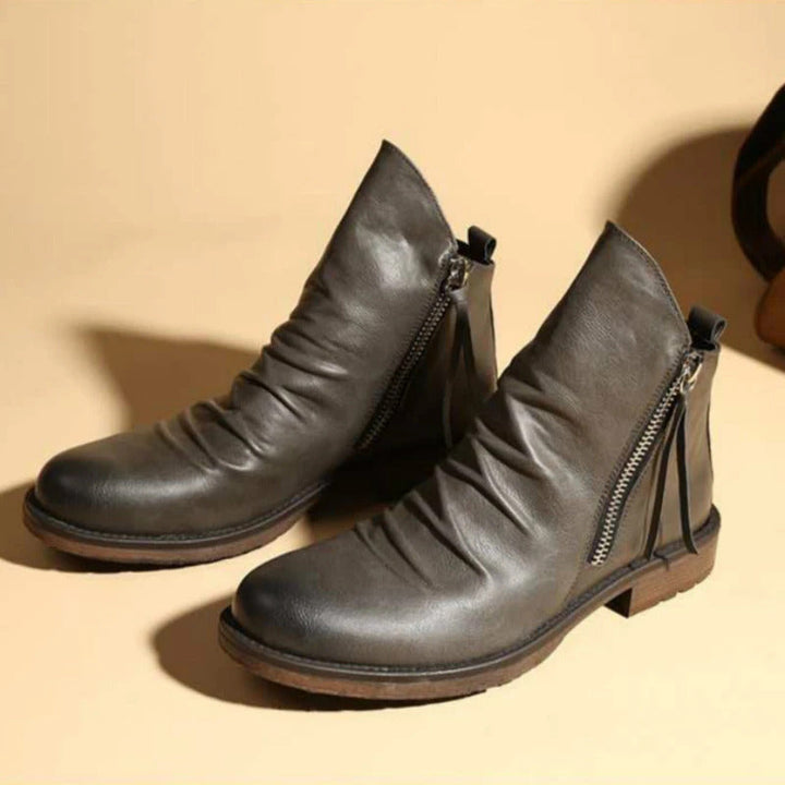Lässige Herbst Stilvolle Stiefel mit Reißverschluss für Männer