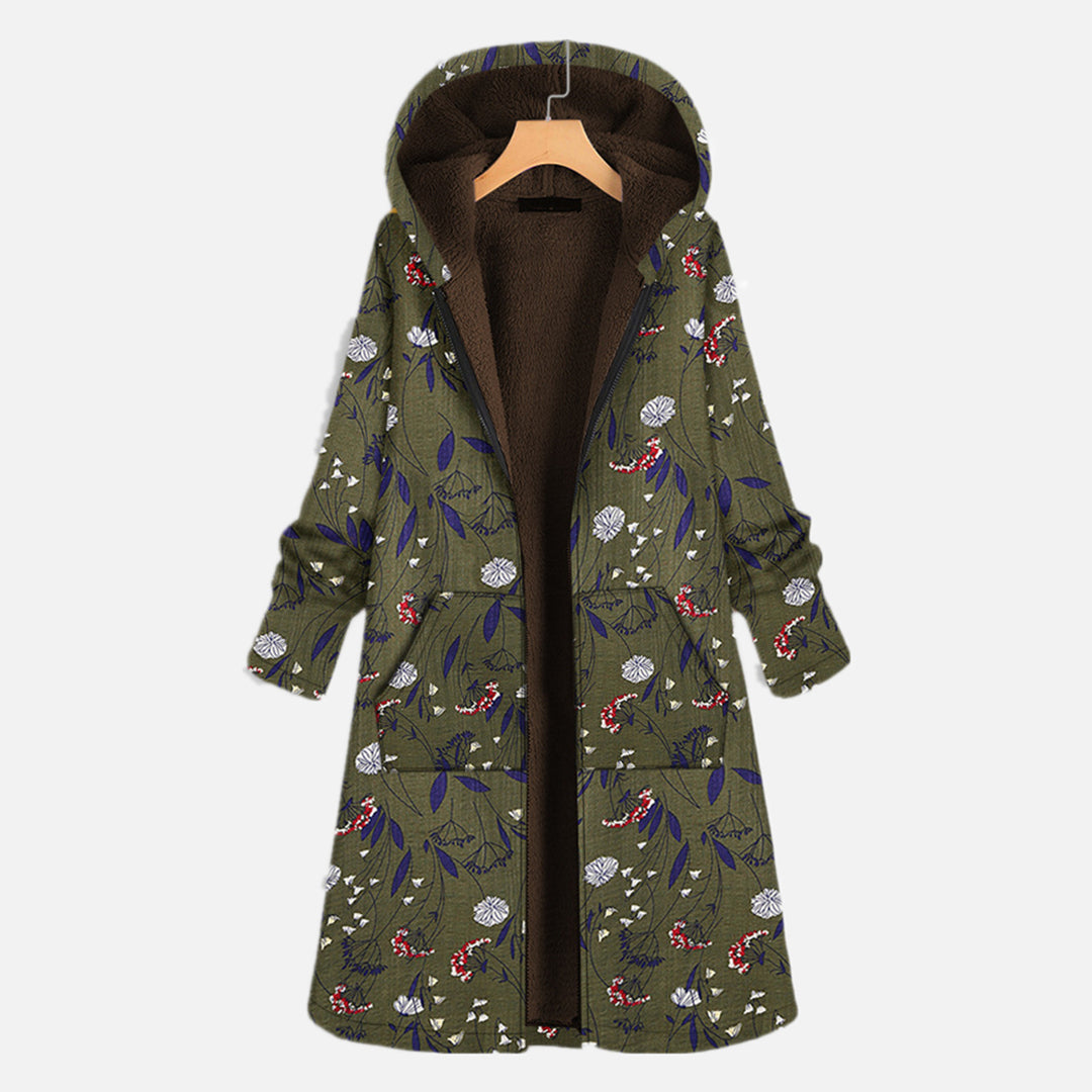 Klassische Kapuzenjacke für Damen - Arvani