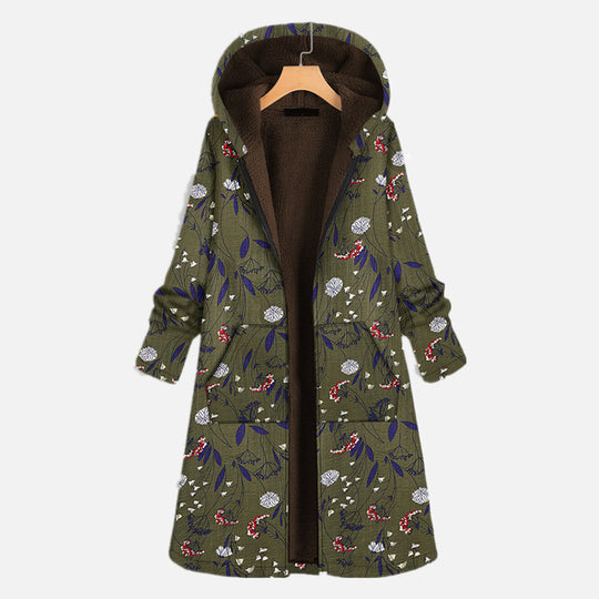 Klassische Kapuzenjacke für Damen - Arvani