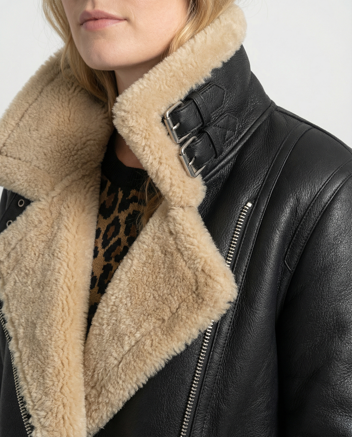 Gefütterte Warme Bikerjacke