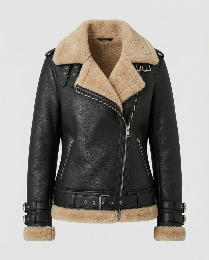 Gefütterte Warme Bikerjacke