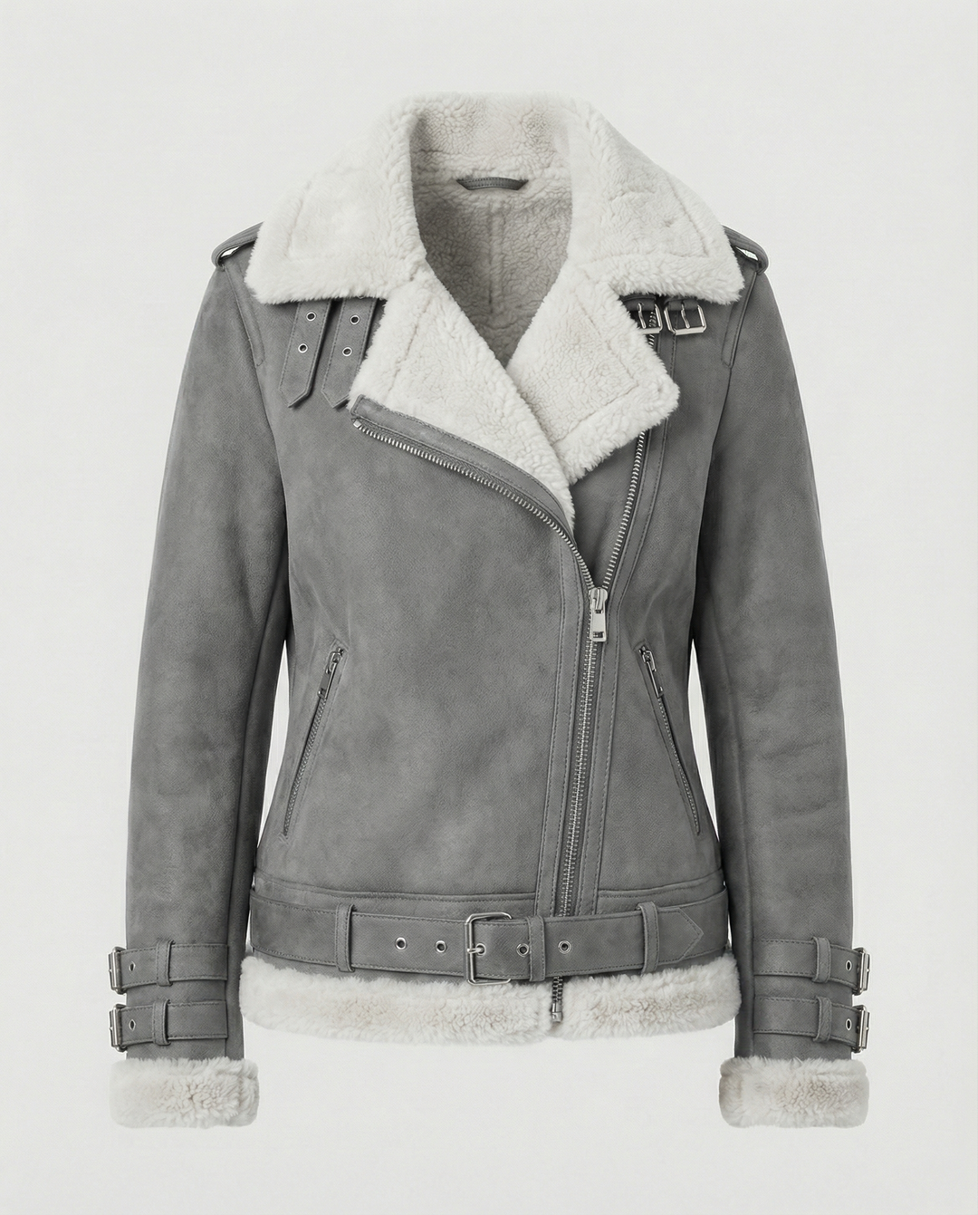 Gefütterte Warme Bikerjacke