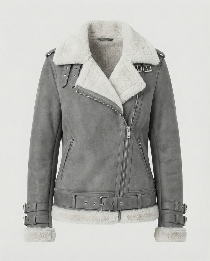 Gefütterte Warme Bikerjacke