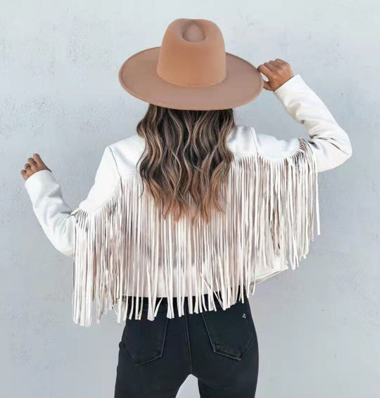 Retro Chic Jacke mit Fransen - Vittorelli
