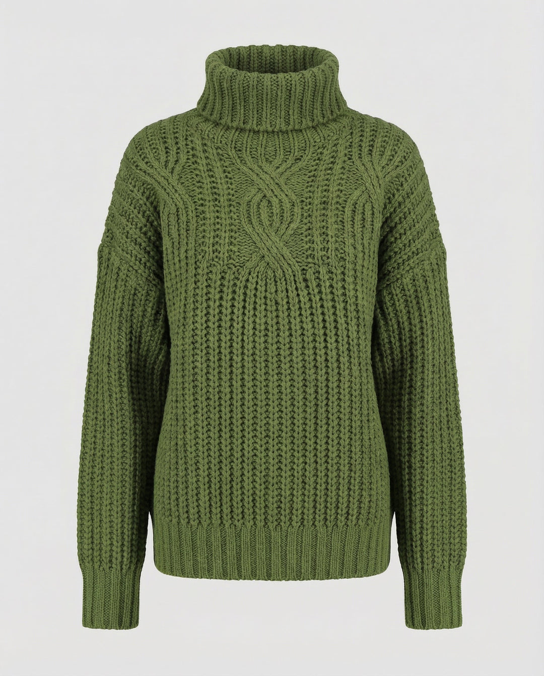 Bequemer Rollkragenpullover Damen