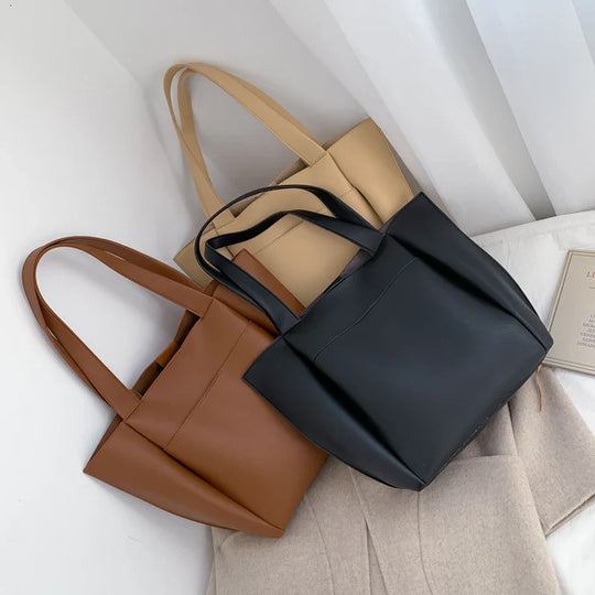 Nord Taschen | Large Soft Leather Handbag for School