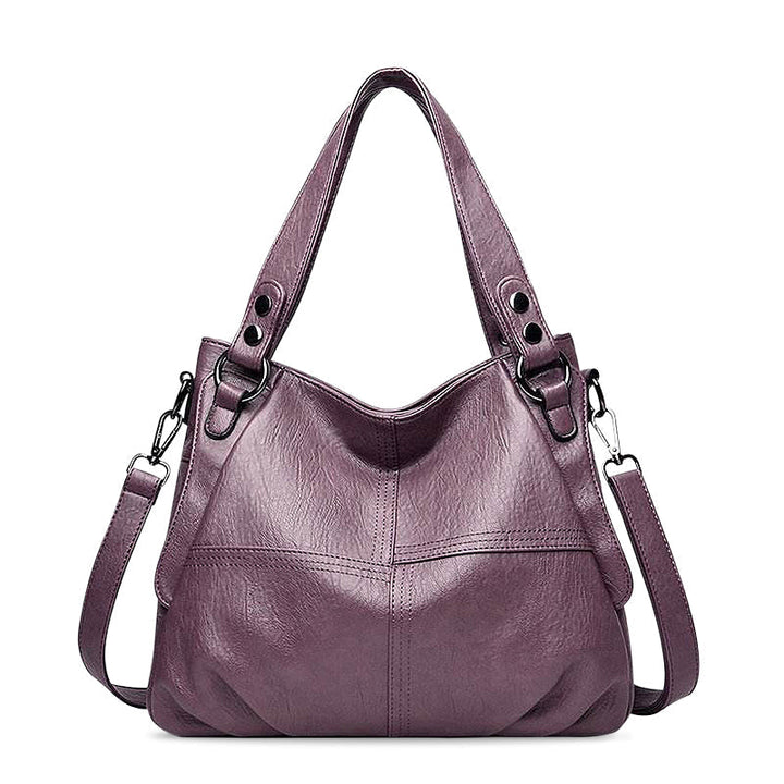 Nord Taschen | Große vegane Kuhfell-Hobo-Schultertasche
