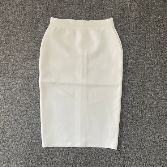 Frauen Neue Rayon Bandage Rock Elegante Bleistiftrock Berühmte Sexy Club Party Kleidung Vintage Vestios