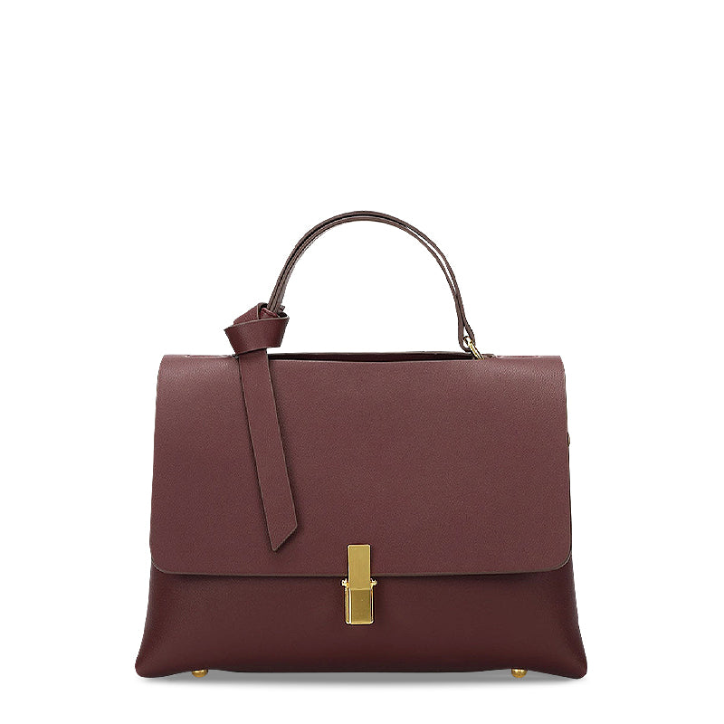 Nord Taschen | Strukturierte Top-Handle-Satchel-Tasche, Schultertasche