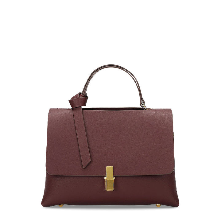 Nord Taschen | Strukturierte Top-Handle-Satchel-Tasche, Schultertasche