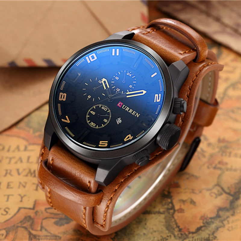 Nord Taschen | Luxe Navigator Uhr Lederband