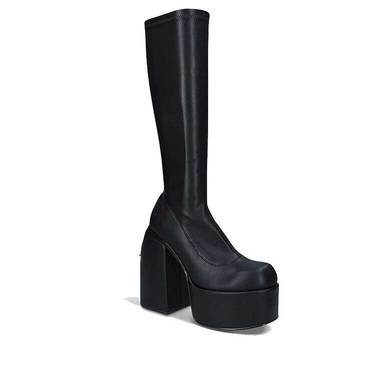 Kniestiefel mit hohem Absatz: Damenmode 2024 - Arvani