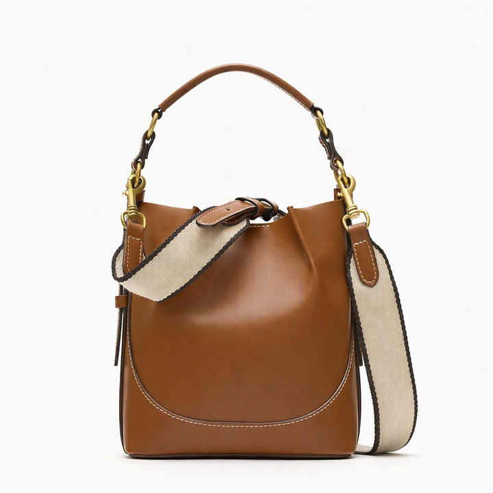 Nord Taschen | Damen Crossbody Eimer Tasche mit Canvas-Träger