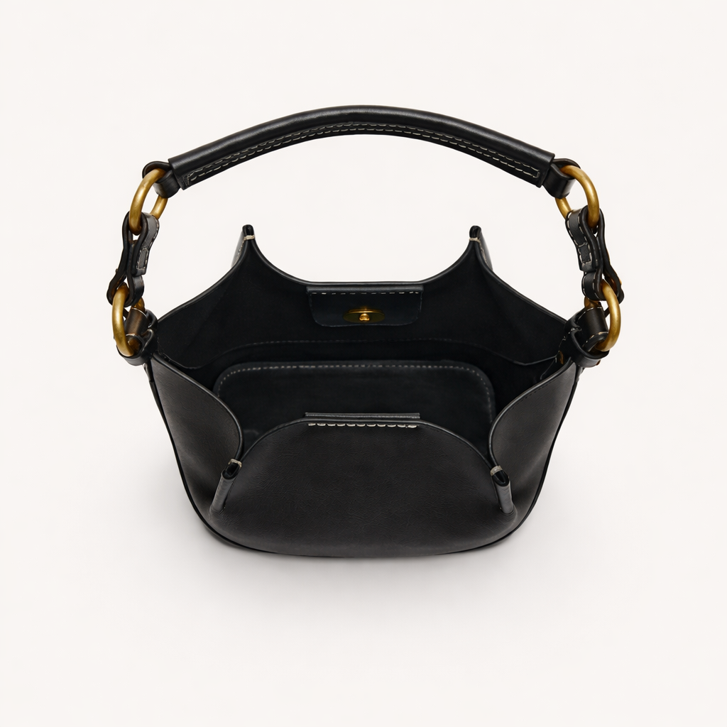 Nord Taschen | Damen Crossbody Eimer Tasche mit Canvas-Träger