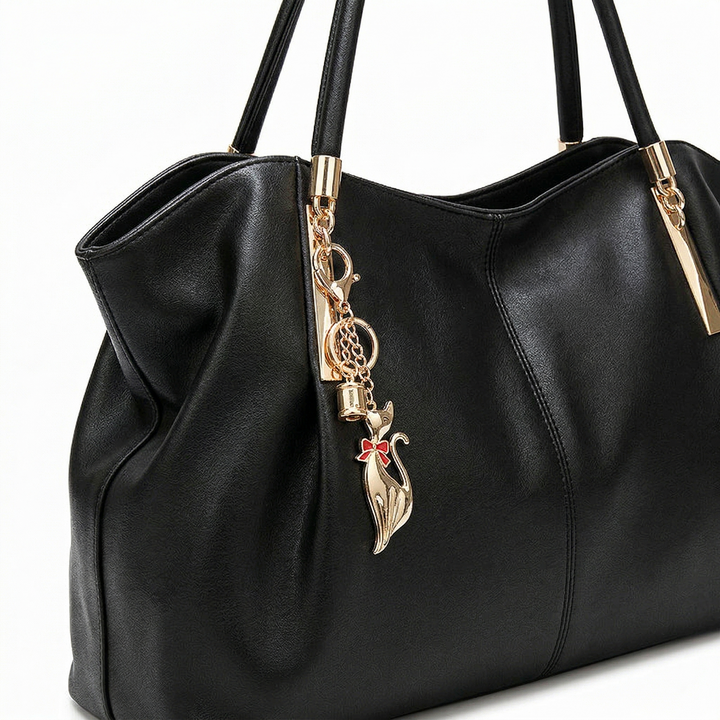 Nord Taschen | Große vegane Rindsleder Schulterhandtasche