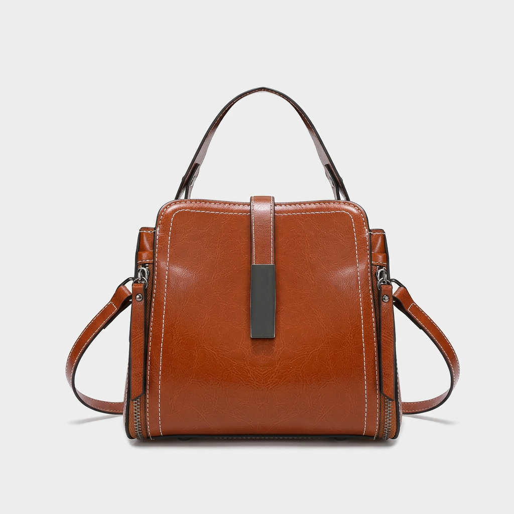 Nord Taschen | Kleine vegane Leder-Crossbody-Umhängetasche, Handtasche