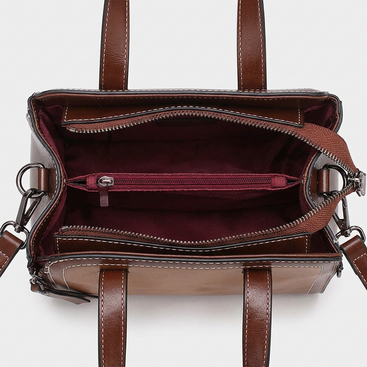 Nord Taschen | Kleine vegane Leder-Crossbody-Umhängetasche, Handtasche