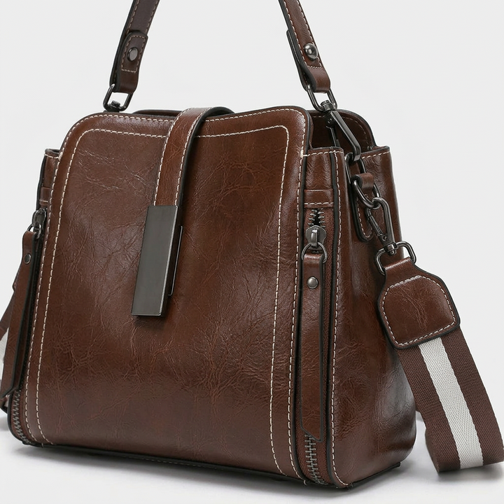Nord Taschen | Kleine vegane Leder-Crossbody-Umhängetasche, Handtasche