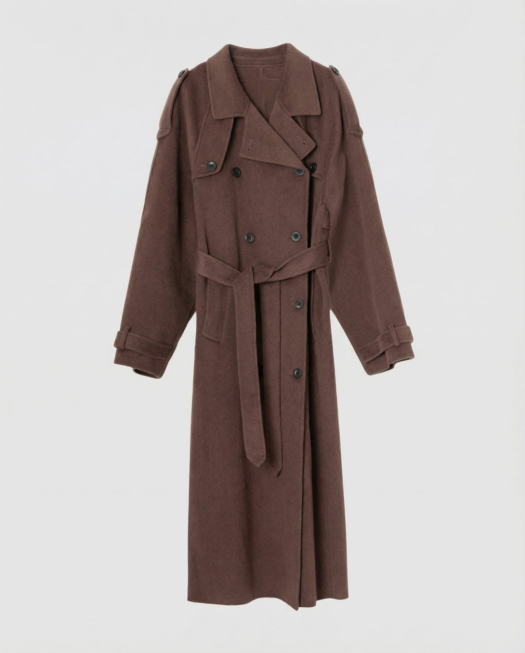 Bequemer Oversized Wollmantel Damen
