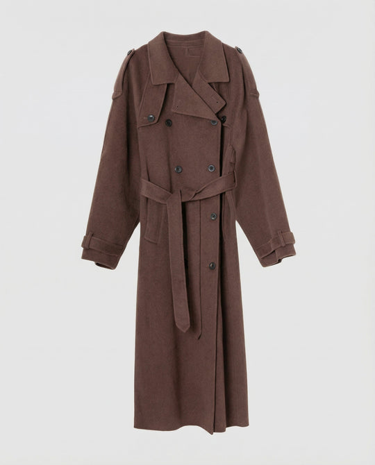 Bequemer Oversized Wollmantel Damen | Nord Taschen