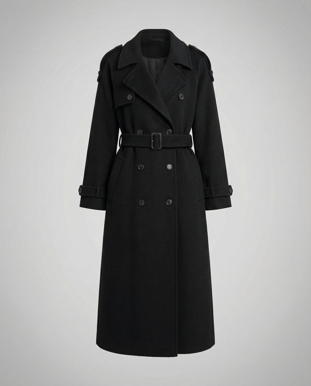 Bequemer Oversized Wollmantel Damen