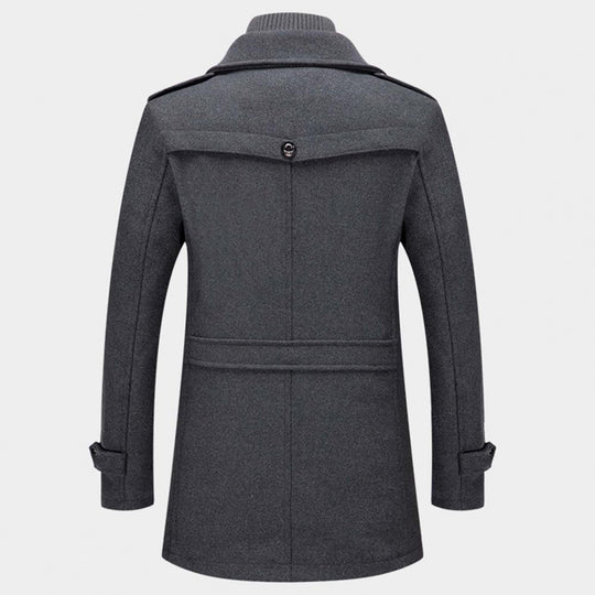 Nord Taschen | Herrenmantel mit Stehkragen und Innenreißverschluss