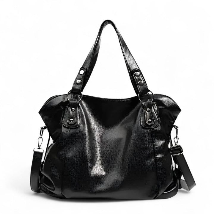 Nord Taschen | Large Soft Black Leather Handbag